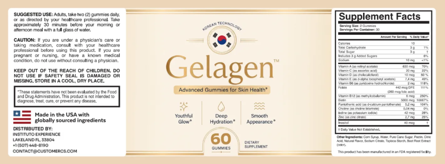 Gelagen label