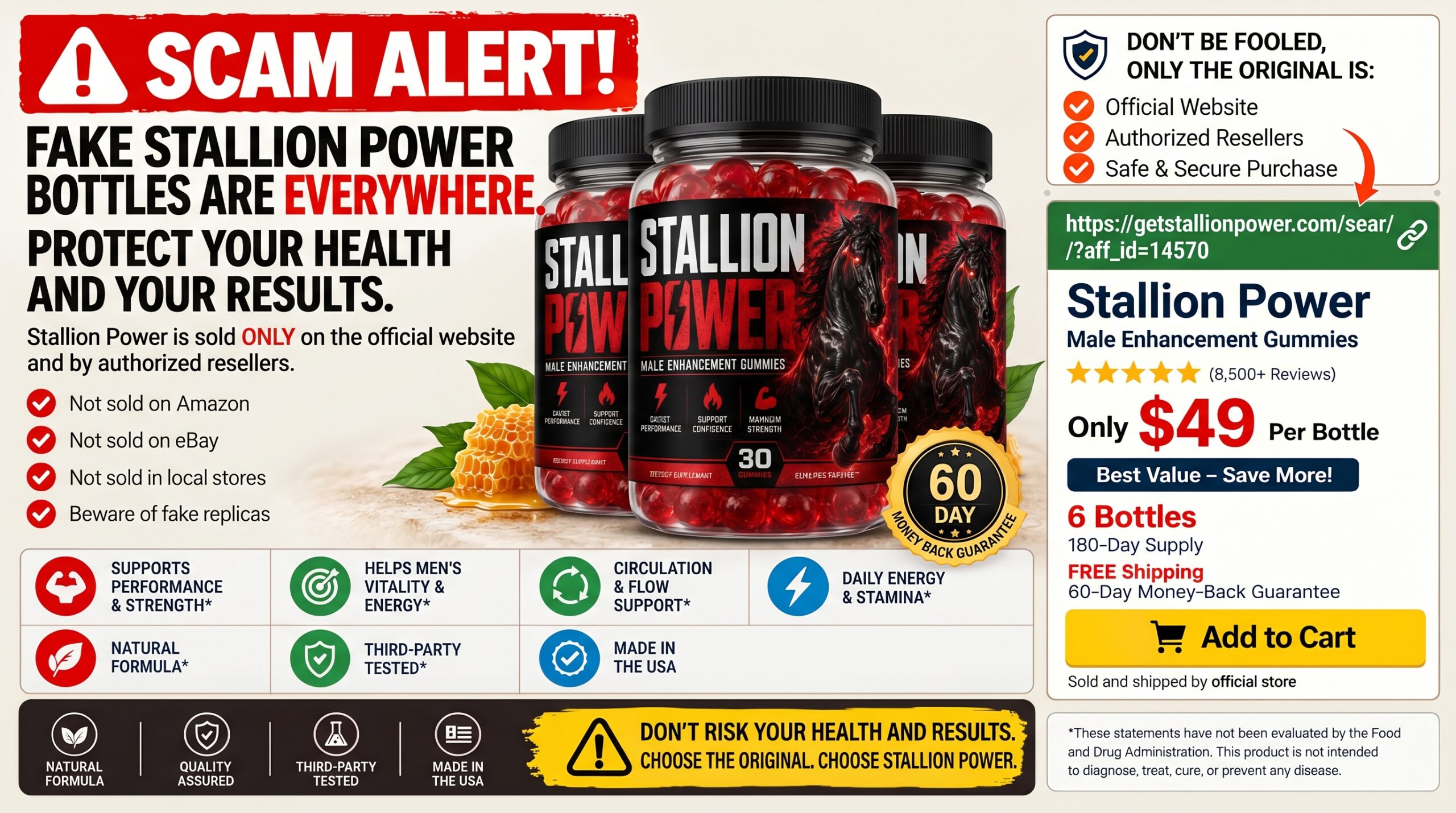 Stallion Power Scam Alert